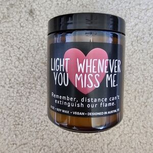 Candle missing someone